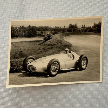 Rudolf Caracciola Mercedes Benz Racing Car Photo Postcard Post Card German