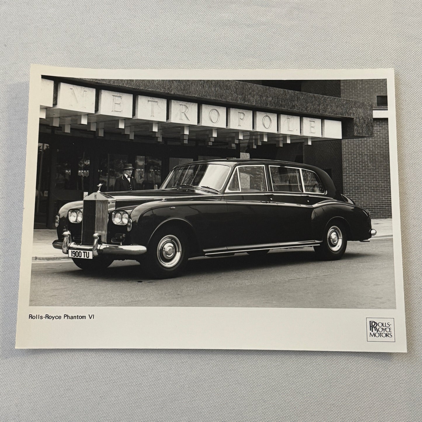 Rolls Royce Phantom VI Car Factory Press Photo Photograph Vintage Print 1980