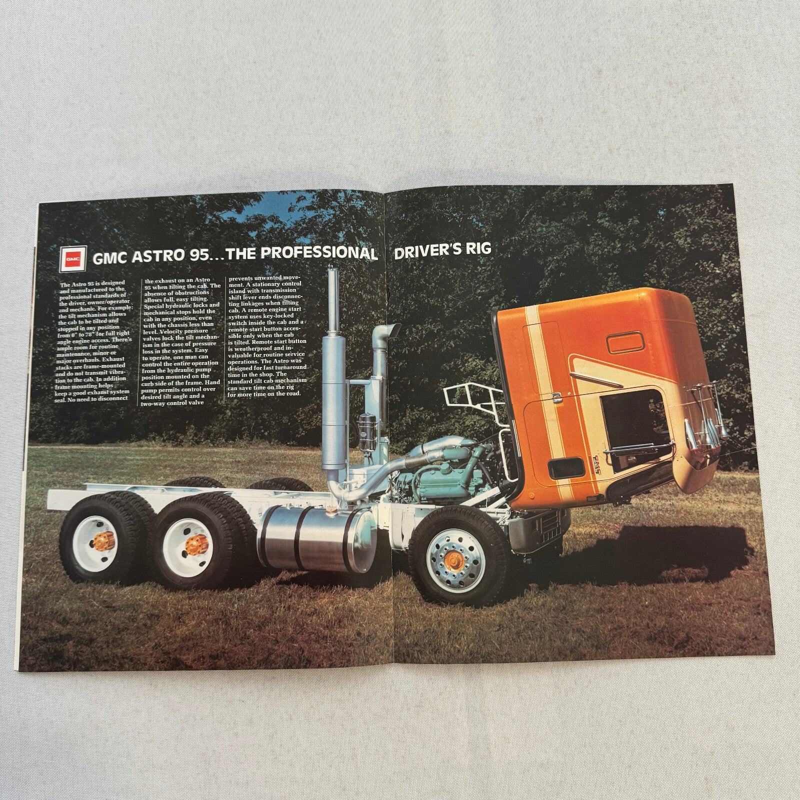 GMC Astro 95 Truck Sales Brochure Catalog Advertising Vintage