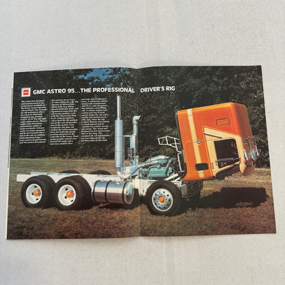 GMC Astro 95 Truck Sales Brochure Catalog Advertising Vintage
