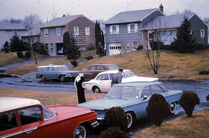 35MM Slide Photo Vintage Cars Automobiles and Homes 1966
