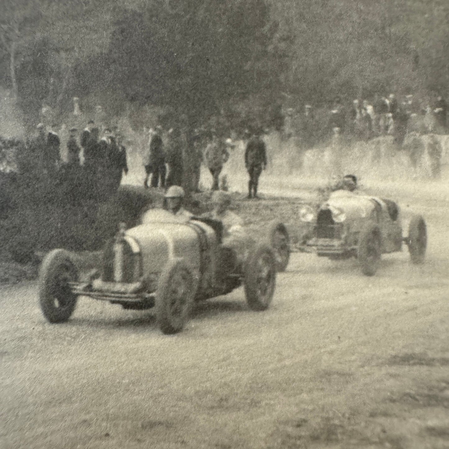 Vintage French Racing Car Real Photo Postcard Post Card RPPC Motorsports Race