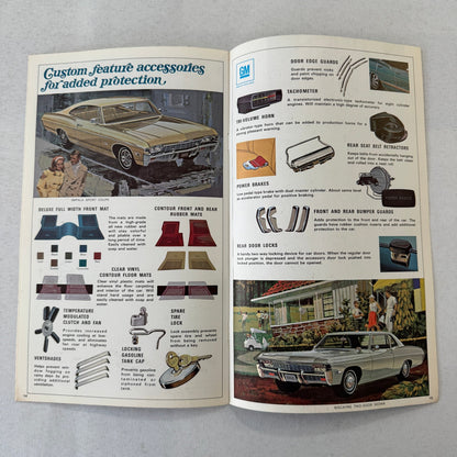 1968 Chevrolet Custom Accessories Brochure Catalog Caprice Bel Air Impala +