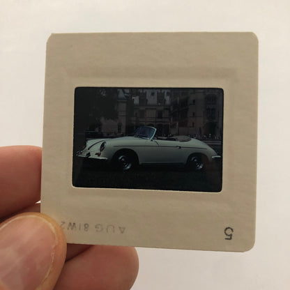 Porsche 356 Cabriolet Convertible 35mm Photo Slide Vintage 1981