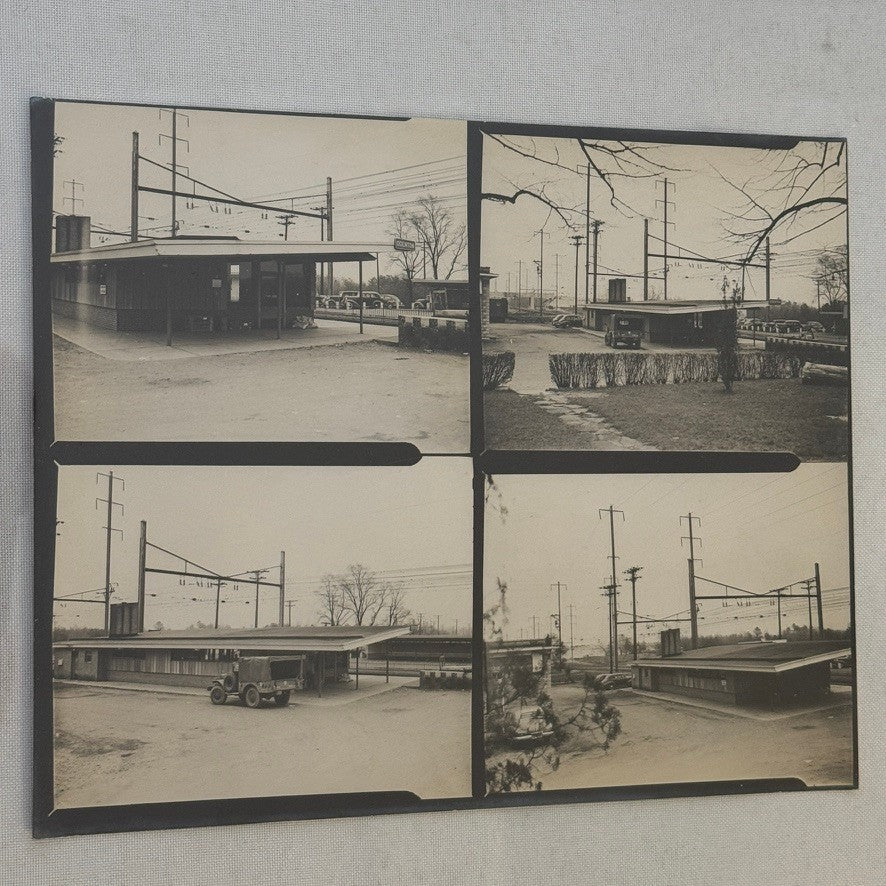 Vintage Pennsylvania Railroad Photo Contact Sheet Photograph Al Paul Lefton PRR
