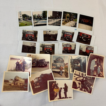 HUGE Vintage Truck and Construction Equipment Photo Lot 1980s Germany 300 Images