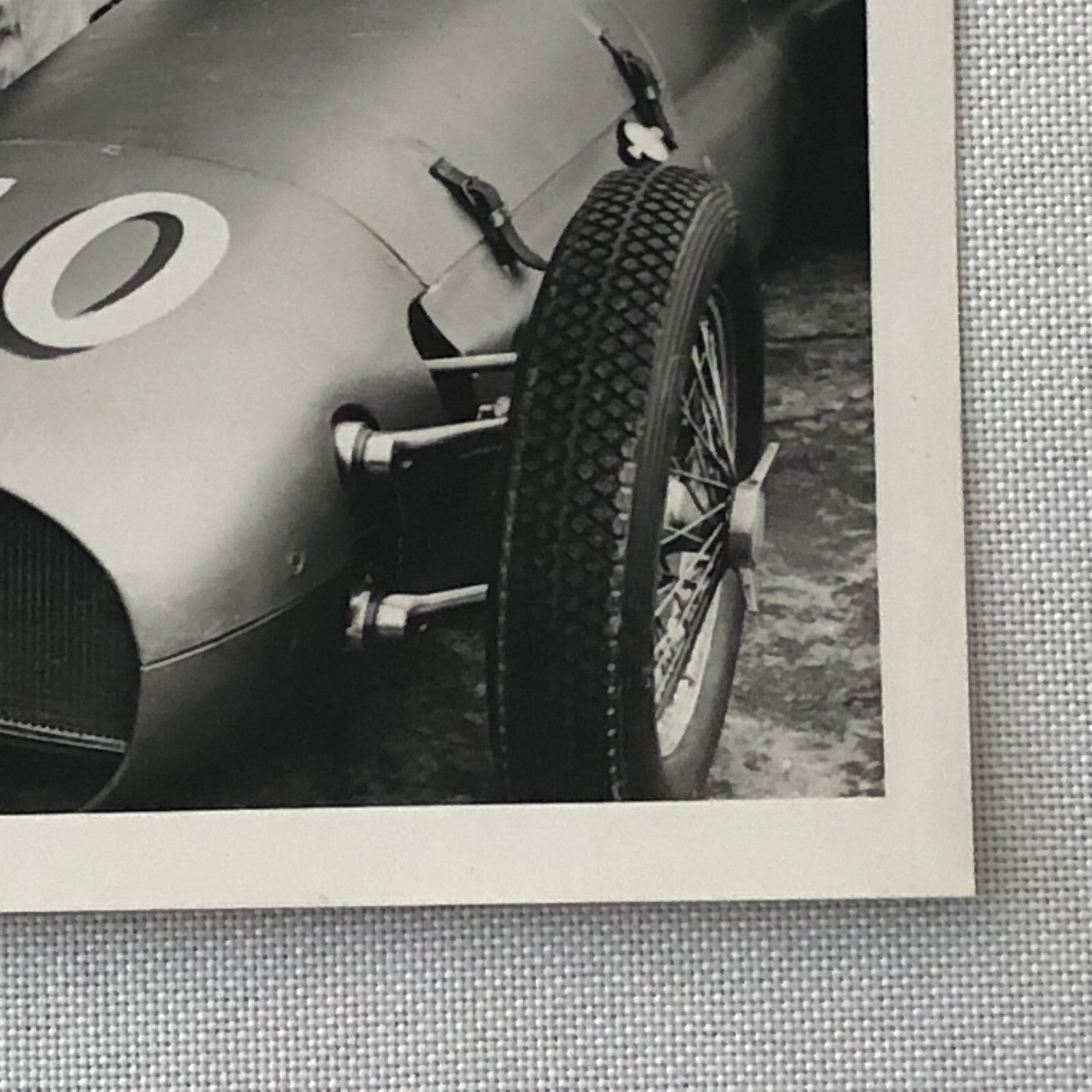 Vintage Racing Photo Photograph BRM Race Car Mailander 1957 ?