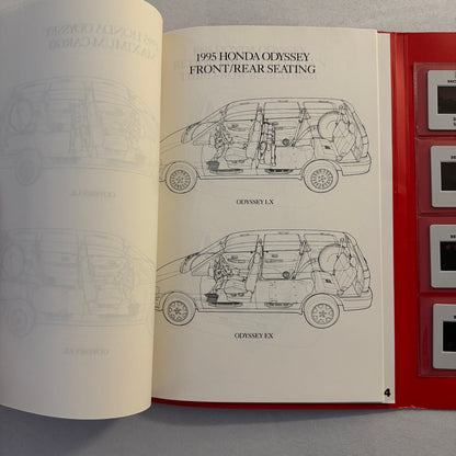 1995 Honda NSX T and Shuttle Odyssey Press Kit Photos 35mm Slides NSX-T NSXT