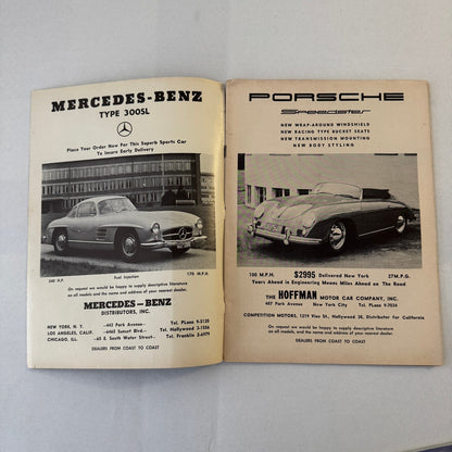1955 Motorsport Magazine Racing Mercedes Benz 300SL Porsche Speedster Chrysler