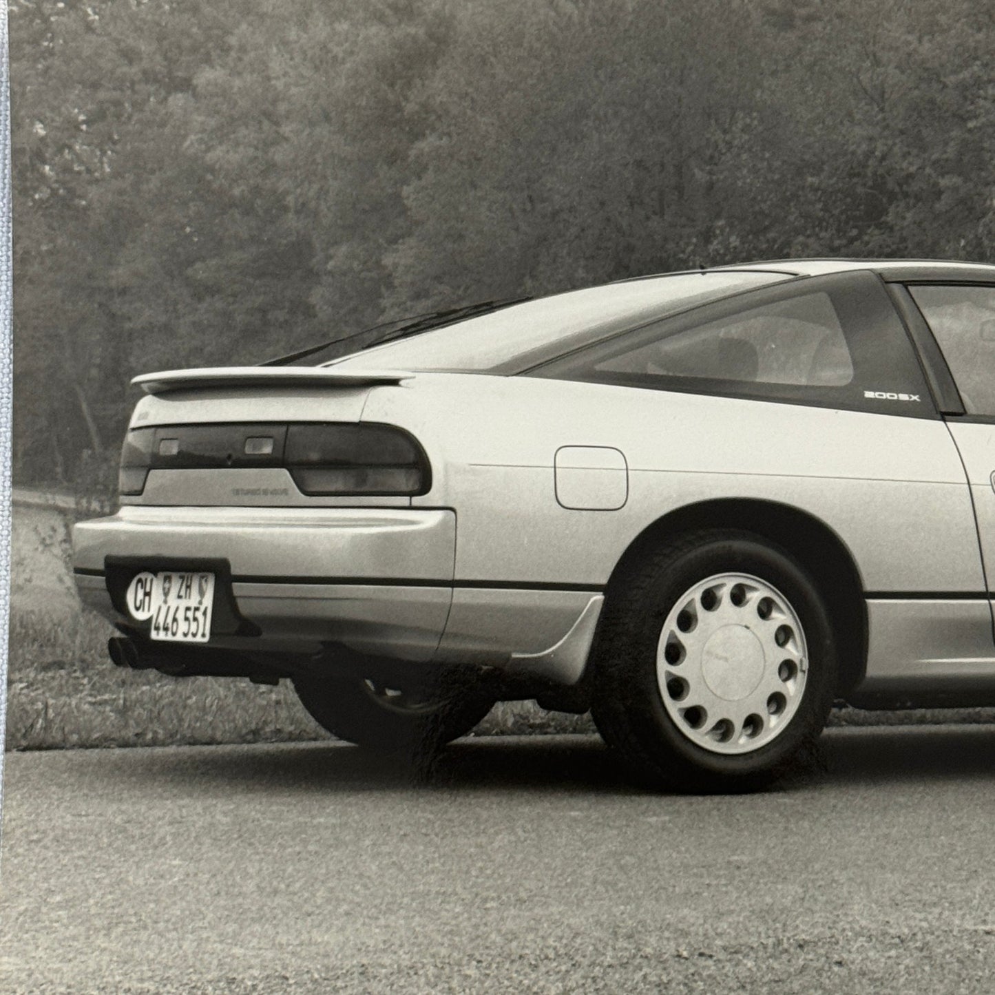 Nissan 200SX Sports Car Factory Press Photo Photograph Lot 2x Vintage