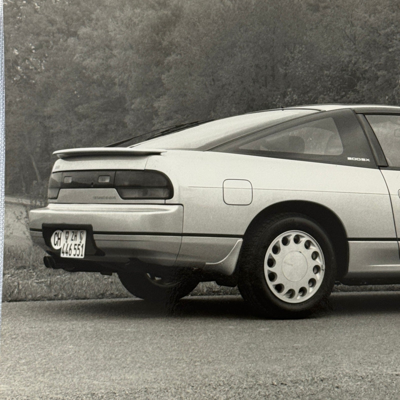 Nissan 200SX Sports Car Factory Press Photo Photograph Lot 2x Vintage