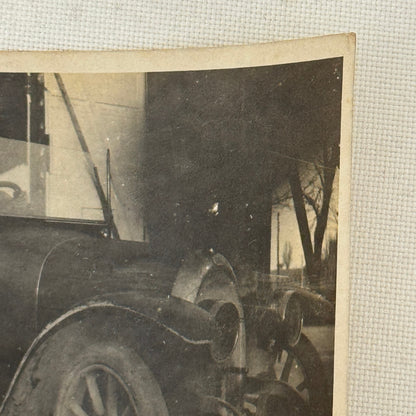 Vintage Photo Photograph Print People in Early Automobile Car