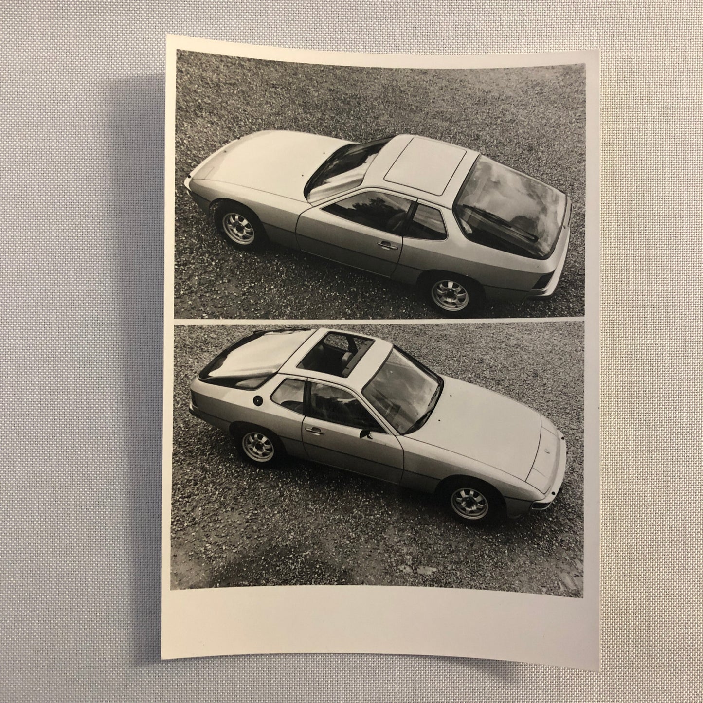 Vintage Porsche 924 Photo Photograph Print Lot of 2