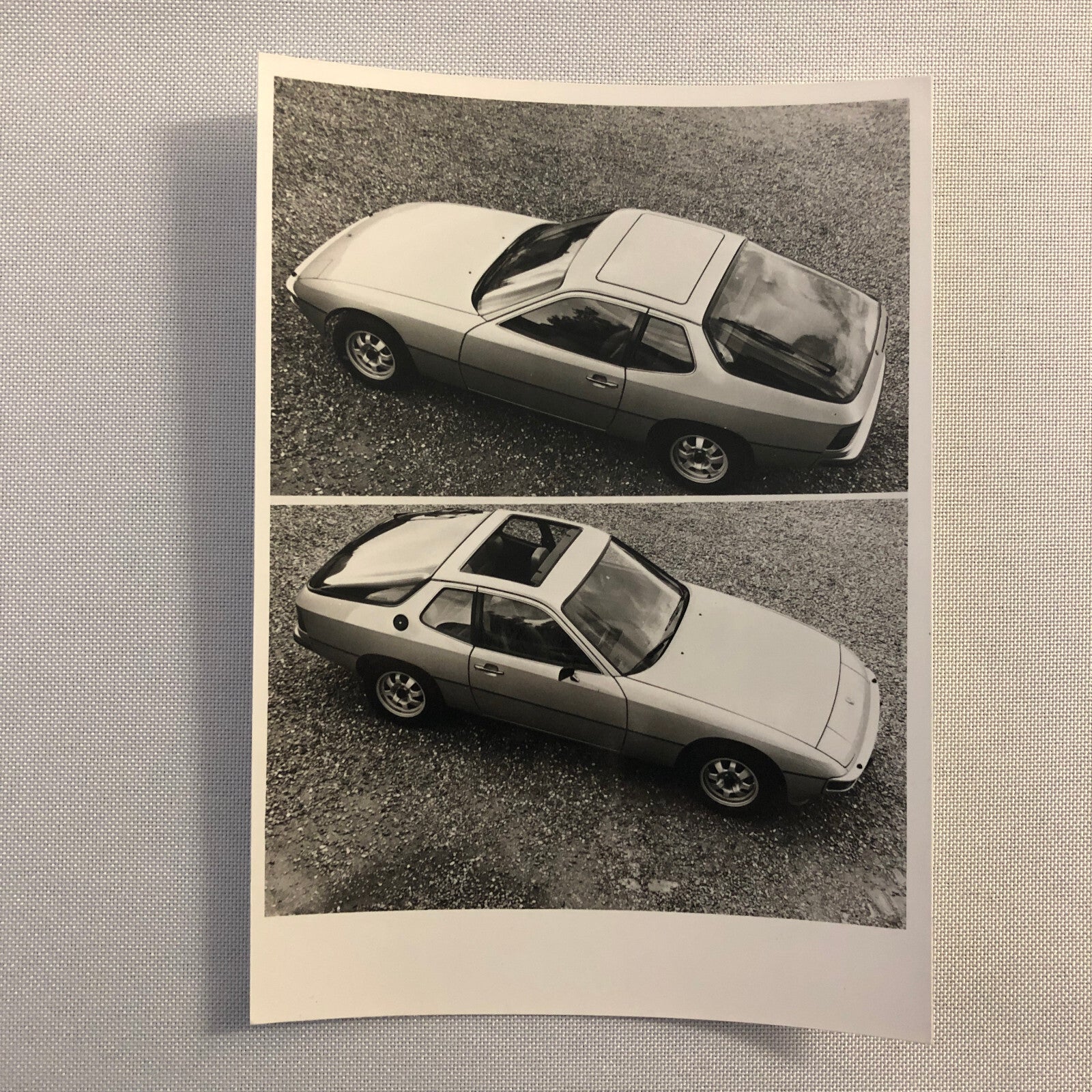 Vintage Porsche 924 Photo Photograph Print Lot of 2