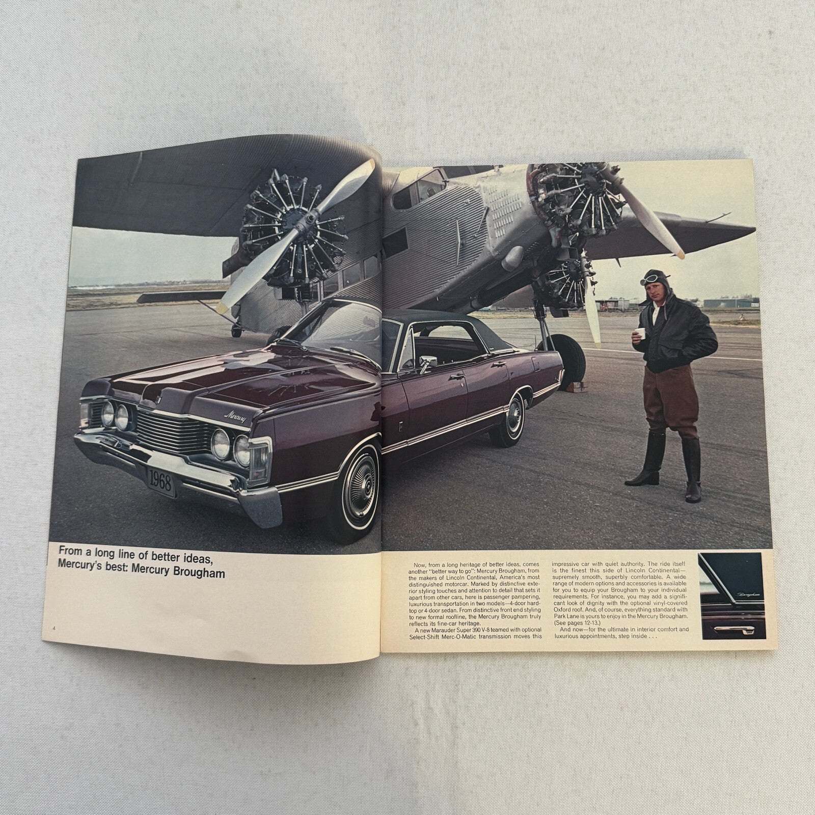 1968 Mercury Sales Brochure Catalog Montego Cyclone Cougar Marquis Montclair +