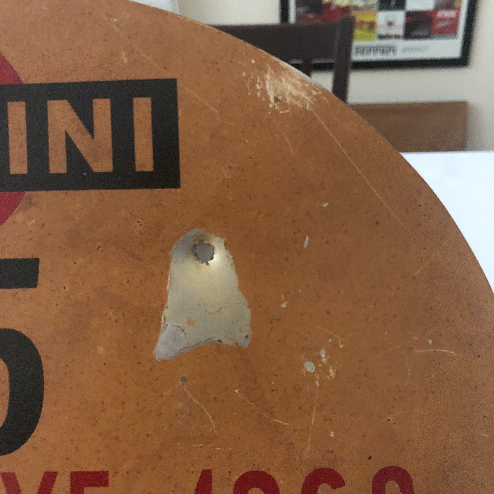 1968 Radio Rallye Car Rally Participant Plate w/ Martini Ad