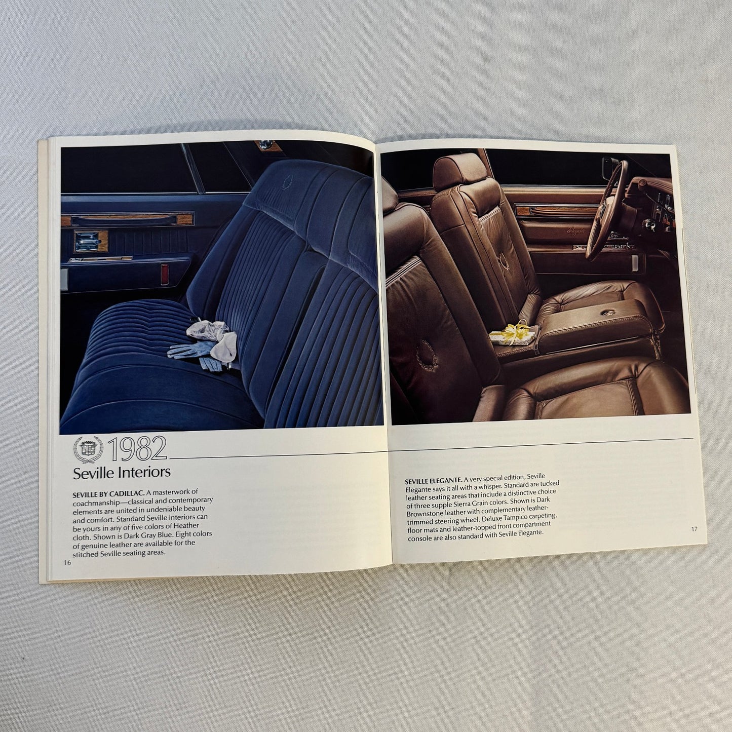 1982 Cadillac Car Sales Brochure Catalog Fleetwood Brougham Eldorado DeVille