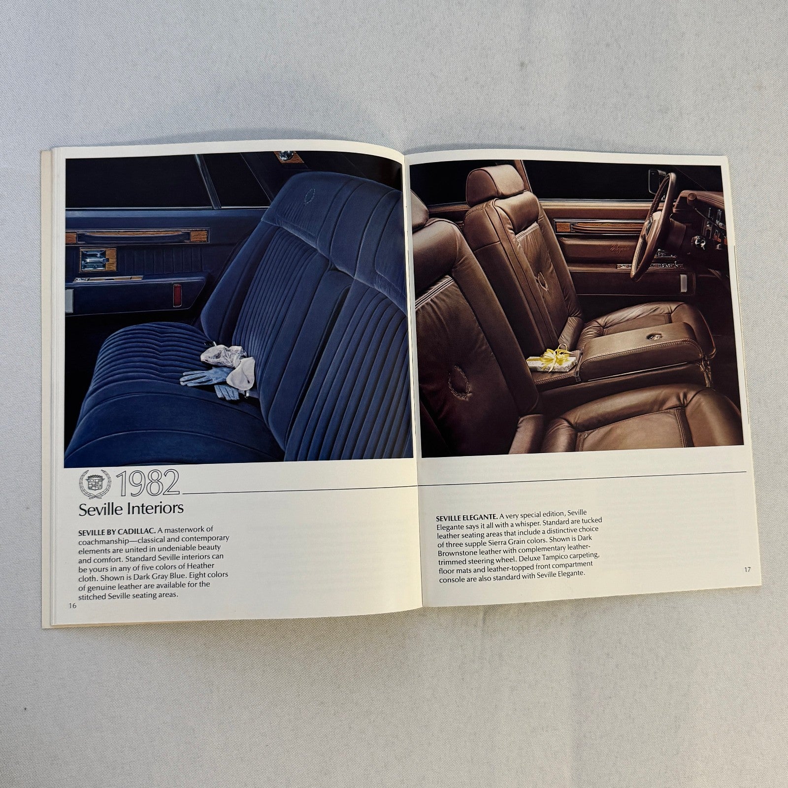1982 Cadillac Car Sales Brochure Catalog Fleetwood Brougham Eldorado DeVille