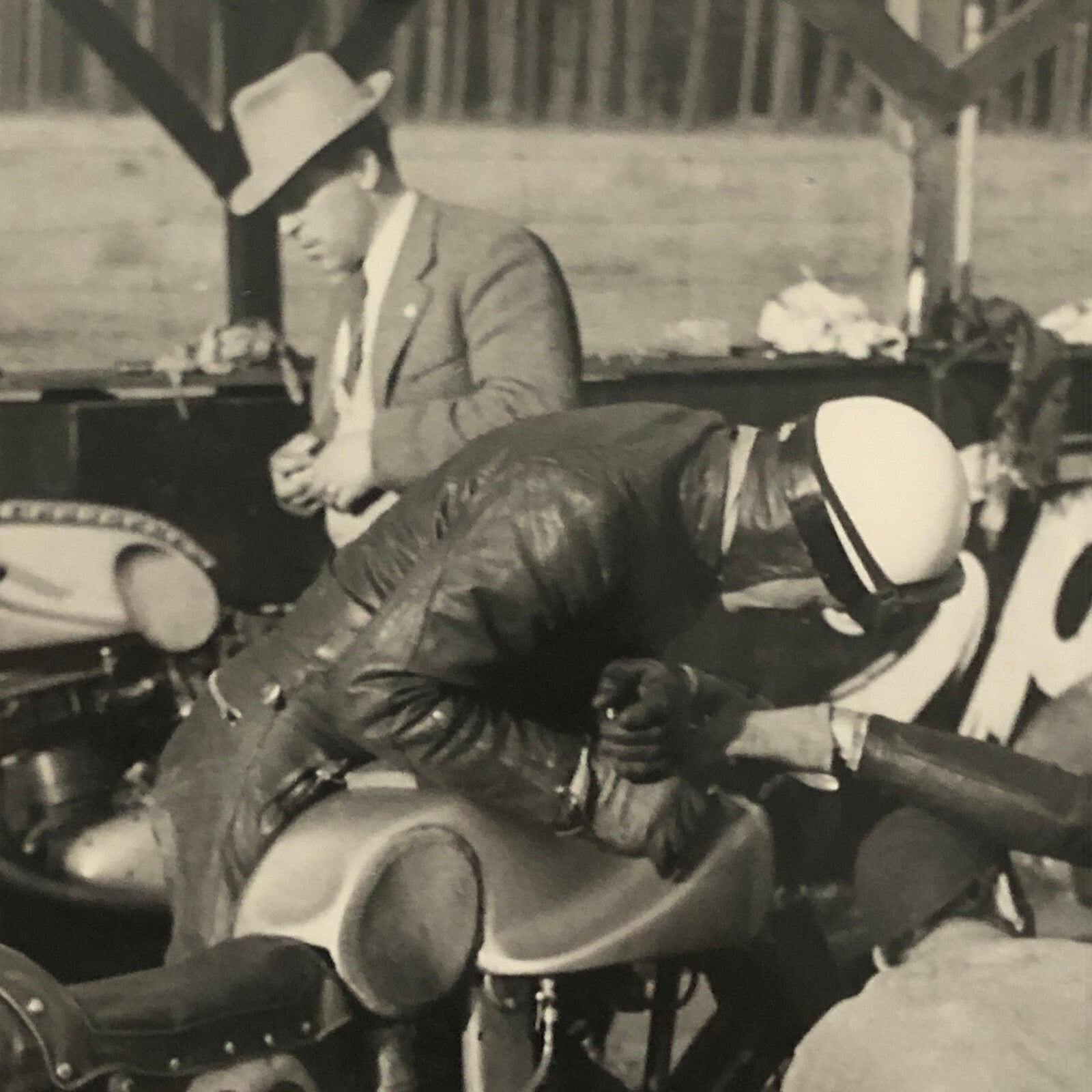 Vintage Motorcycle Racing Photo photograph Germany