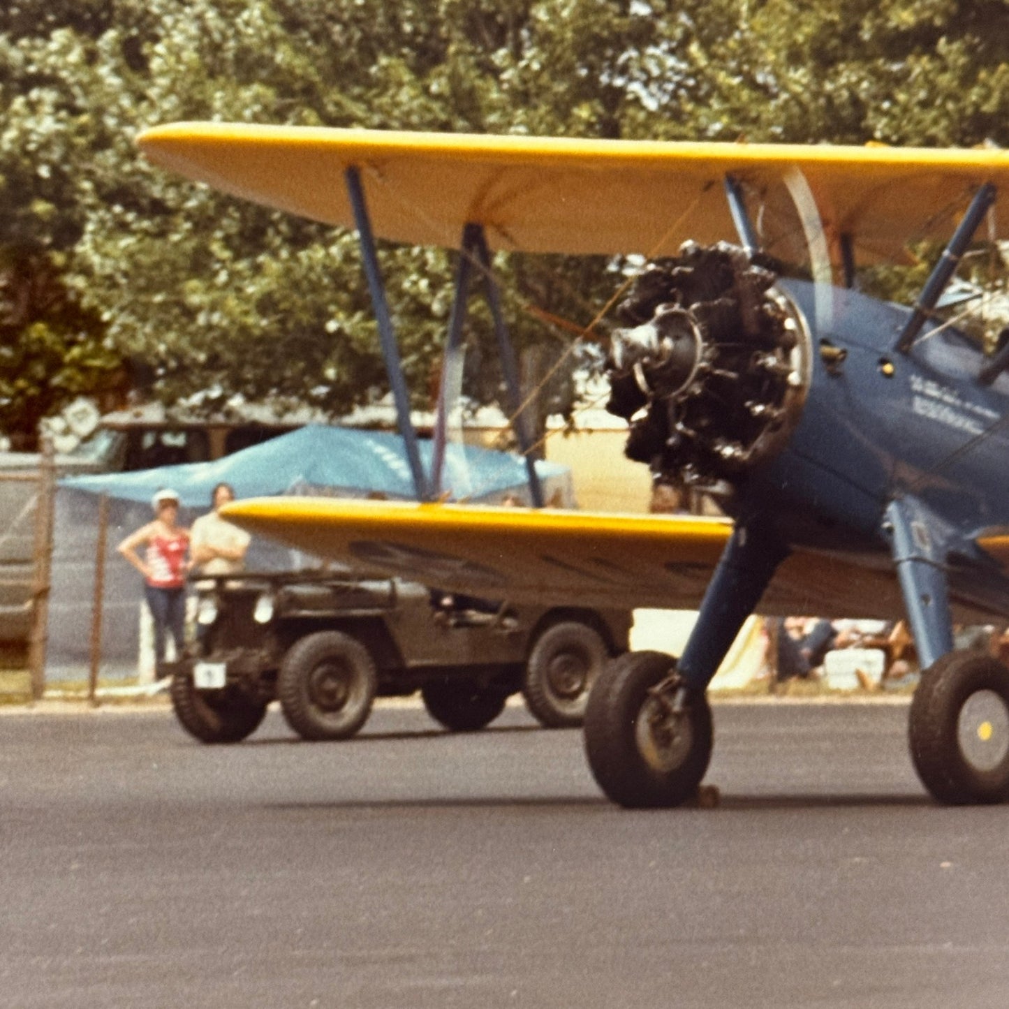 Vintage US Army Aircraft Airshow Photo Large Aviation Photograph Military
