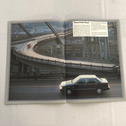 Lancia Thema Car Sales Brochure Catalog German Turbo V6 i.e. Diesel