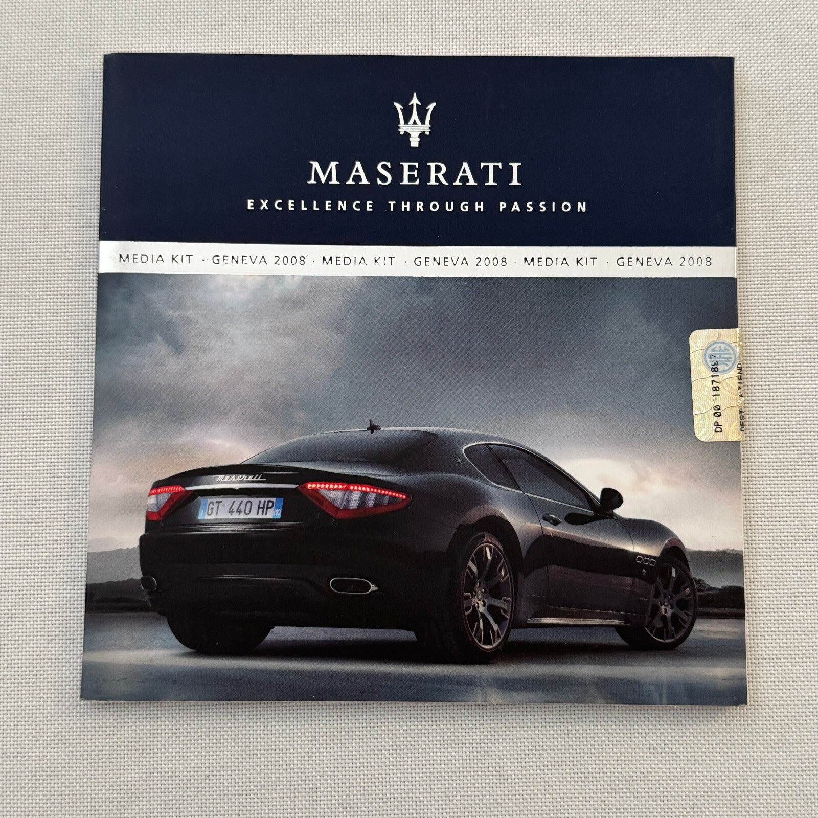 2008 Maserati Geneva Auto Show Factory Press KIt CD Media Photos