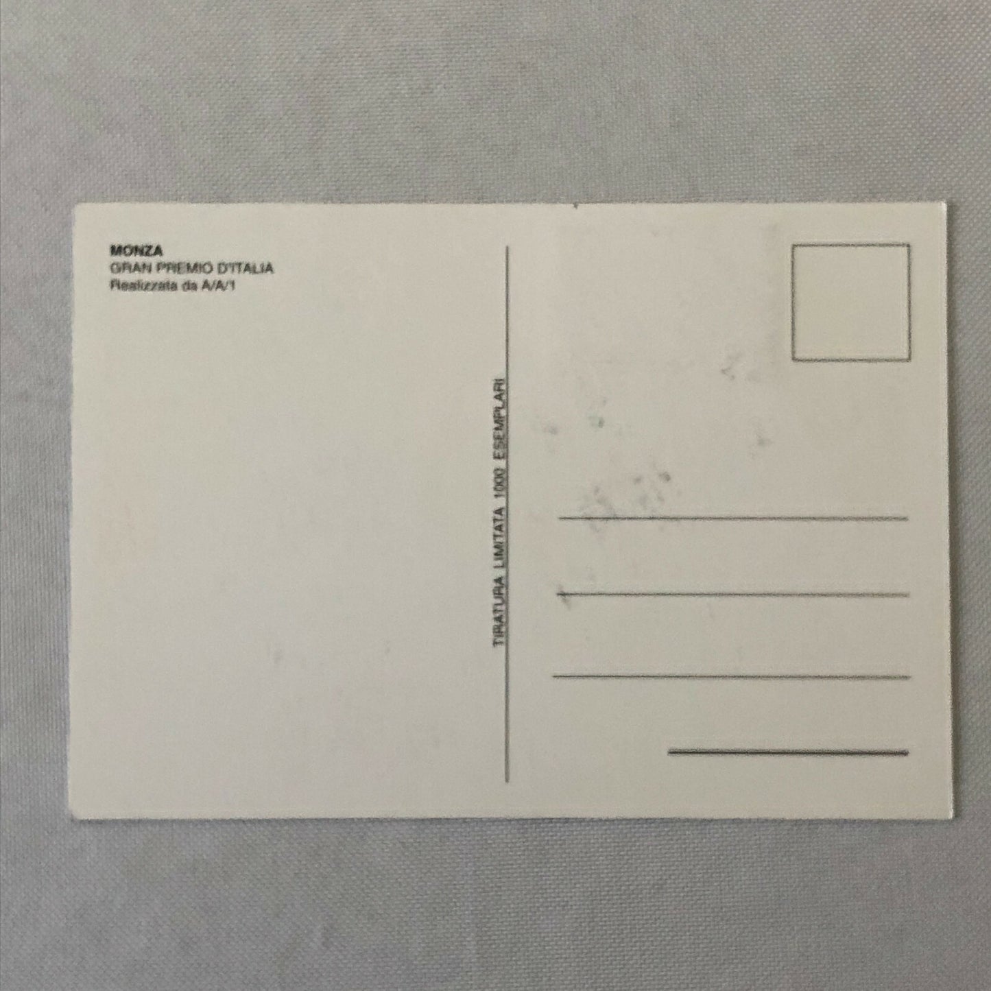 2004 Italian Grand Prix Postcard with Duomo Stamp 