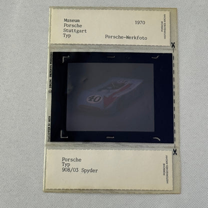 1970 Porsche Type 908 / 03 Spyder Car Archive Factory Photo Slide Transparency