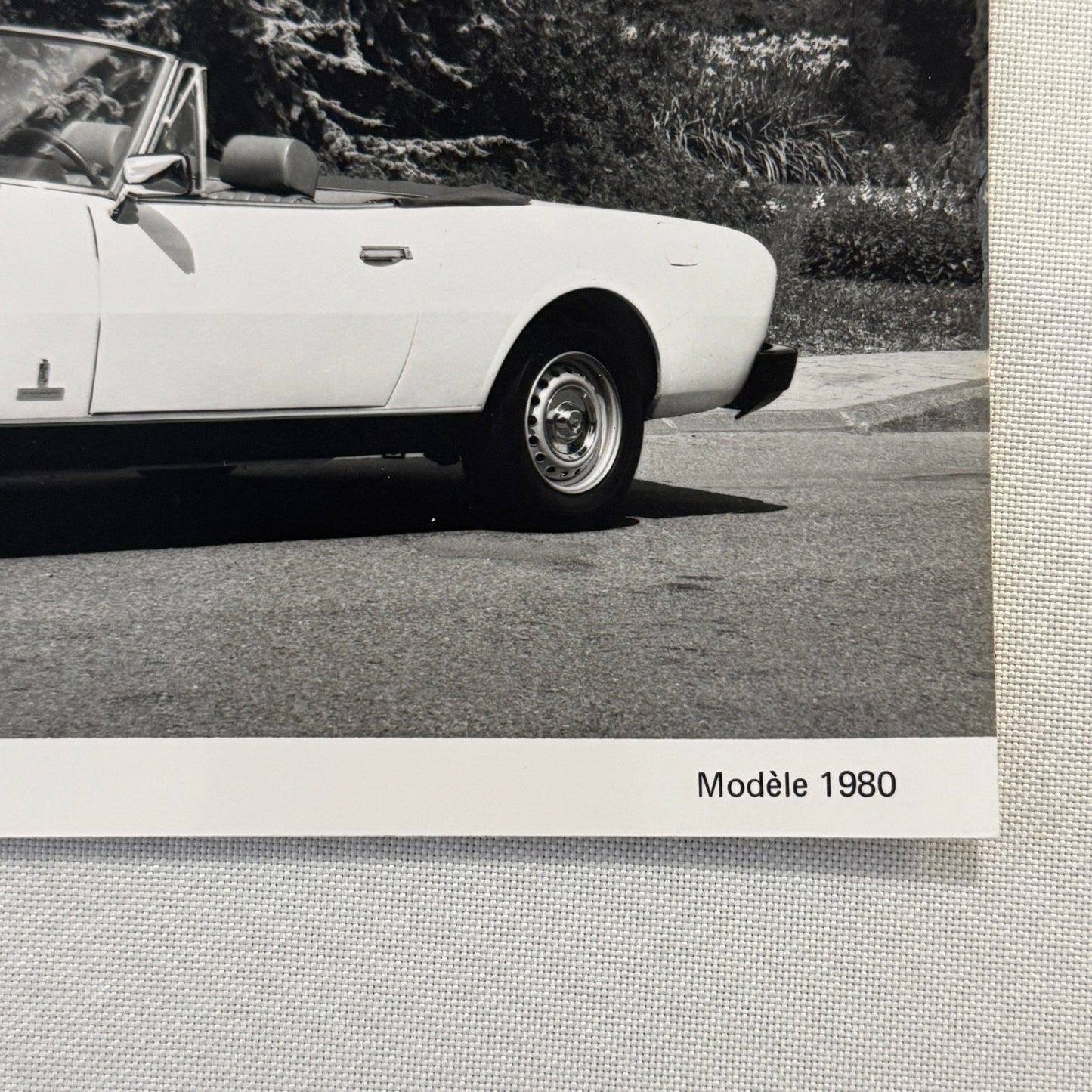 1980 Peugeot 504 Cabriolet Convertible Factory Press Photo Photograph Vintage