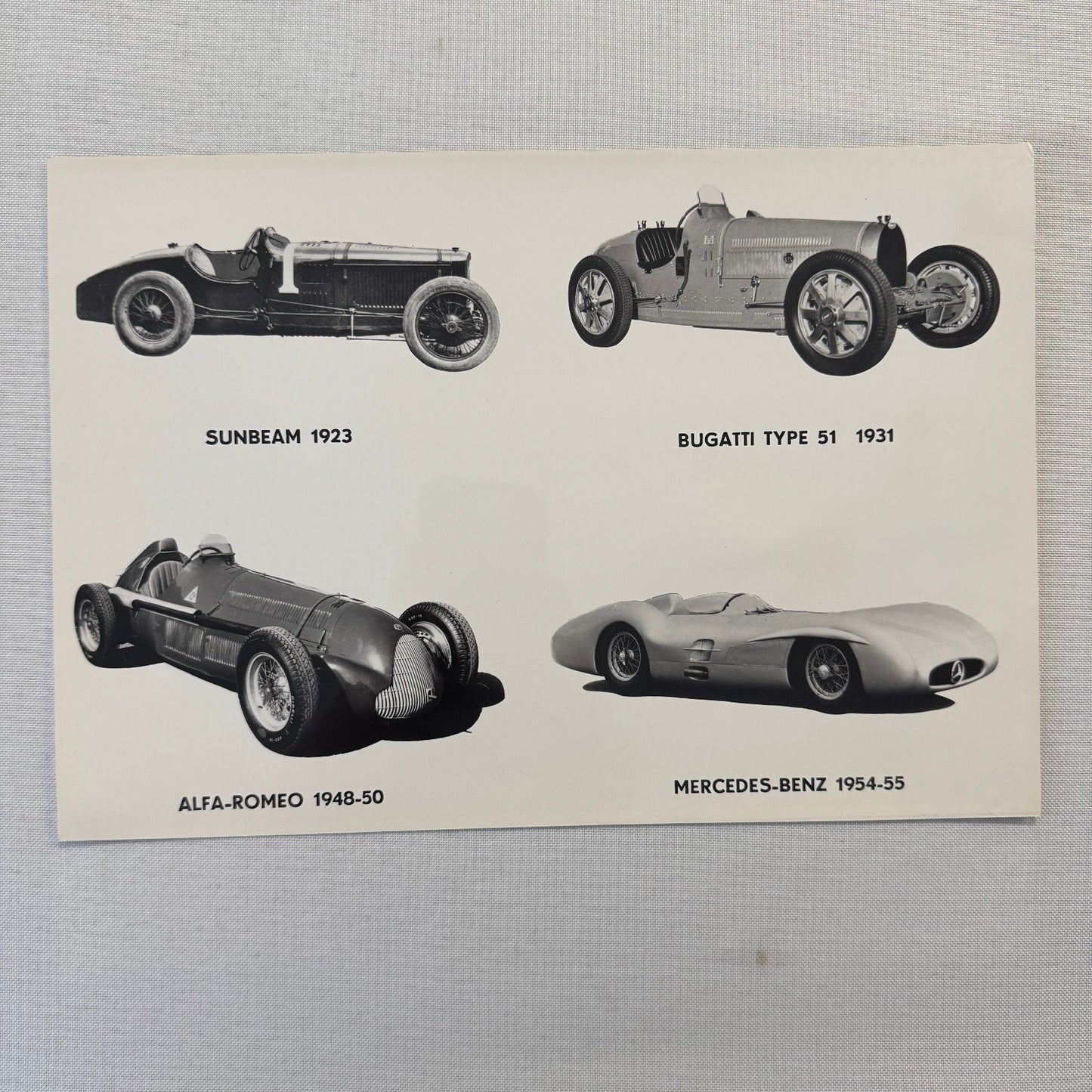 1974 Automobile Club de France 80th Anniversary Press KIt Brochure Bugatti +