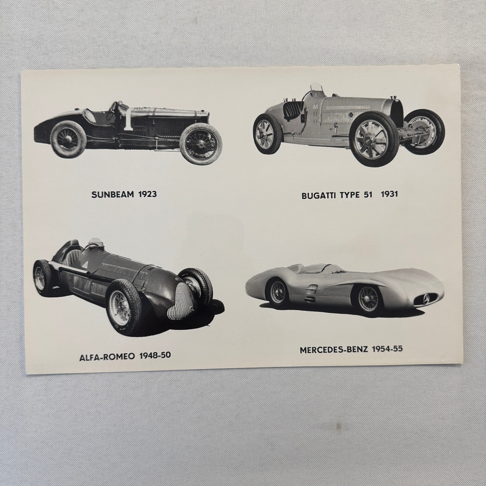 1974 Automobile Club de France 80th Anniversary Press KIt Brochure Bugatti +