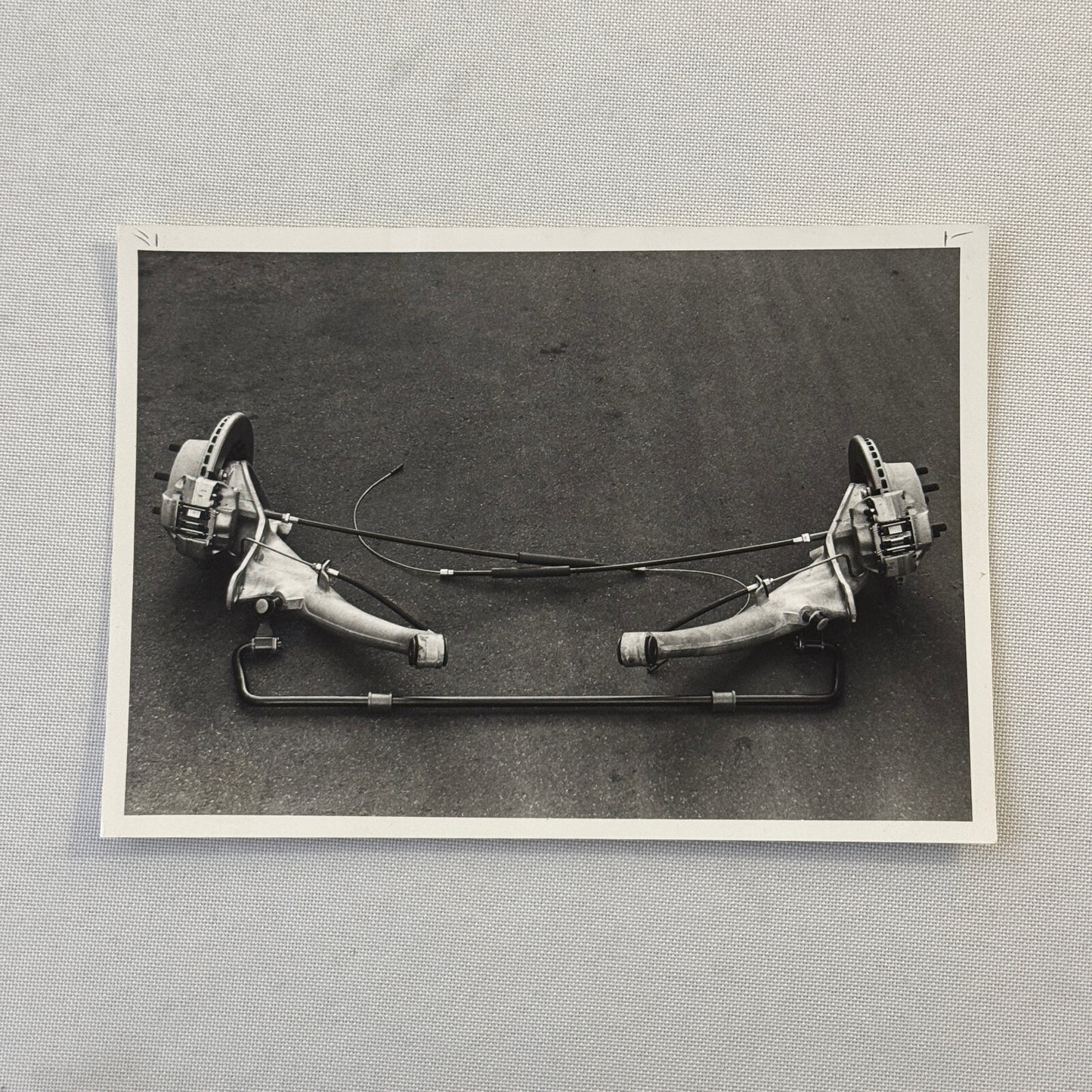 Vintage Porsche Parts Photo Photograph Brakes