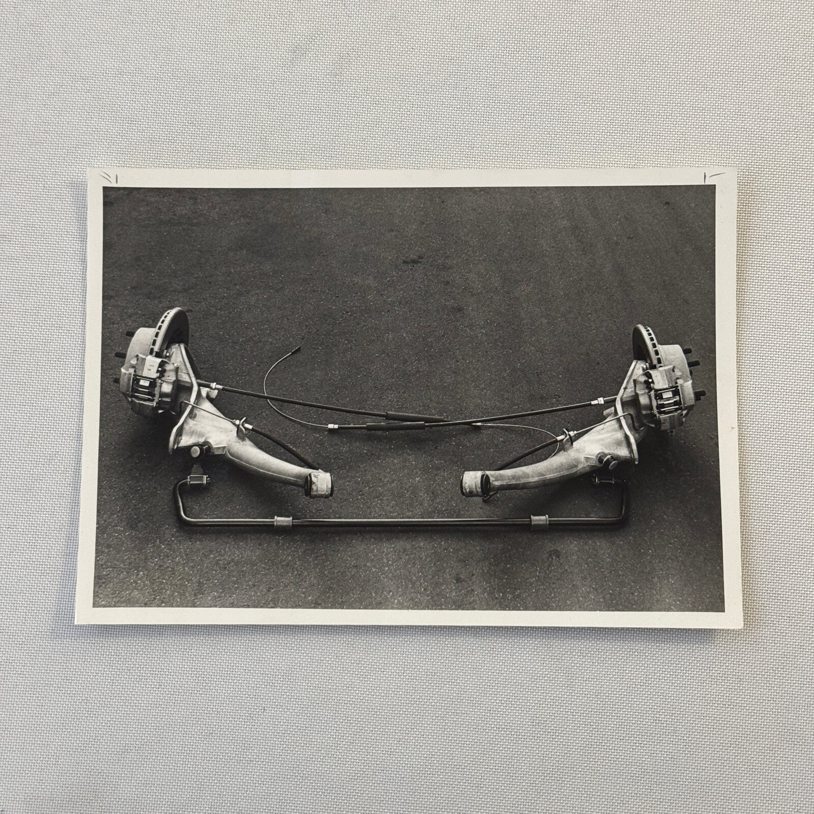 Vintage Porsche Parts Photo Photograph Brakes