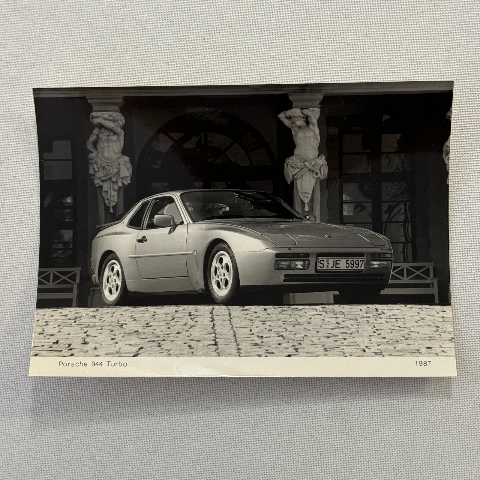 1987 Porsche 944 Car Factory Press Photo Photograph