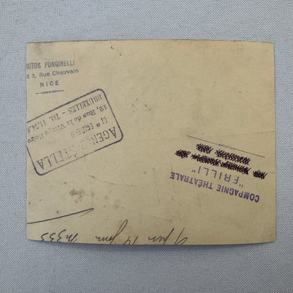 Circus Performer Comedy Acrobat Act Vintage Troupe Frilli