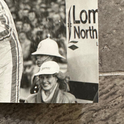 1980 RAC Rally Rallye Driver Racing Photo Photograph Champagne Victory
