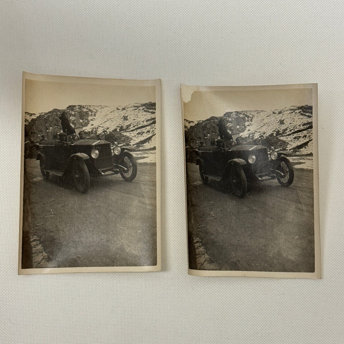 Vintage Car Automobile Photo Photograph Print People