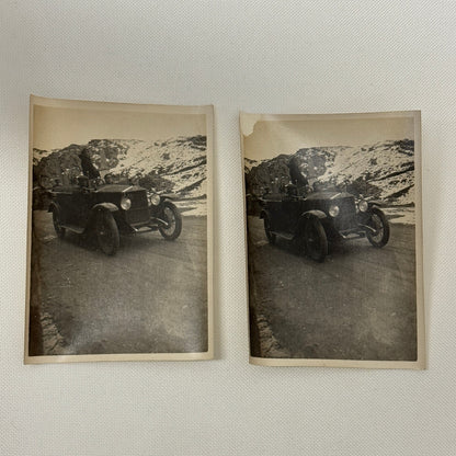 Vintage Car Automobile Photo Photograph Print People