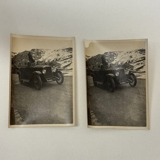 Vintage Car Automobile Photo Photograph Print People