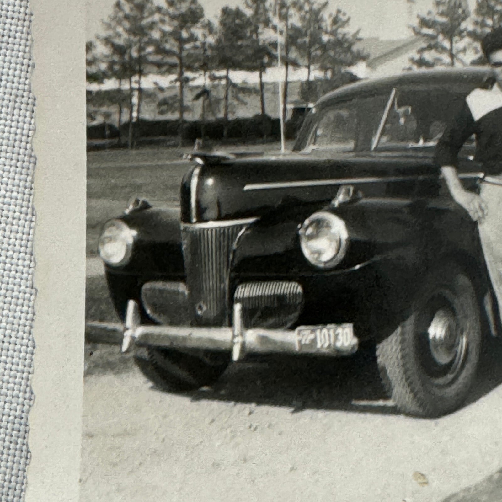 Men with Vintage Car Photo Photograph Print