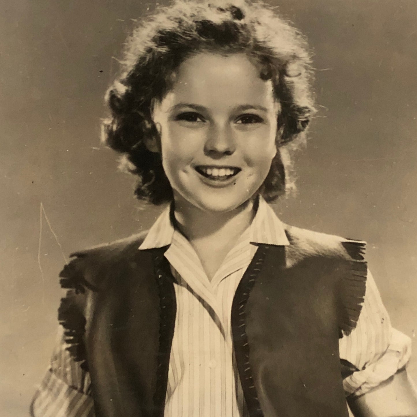 Shirley Temple Actress Press Photo Photograph Print Vintage