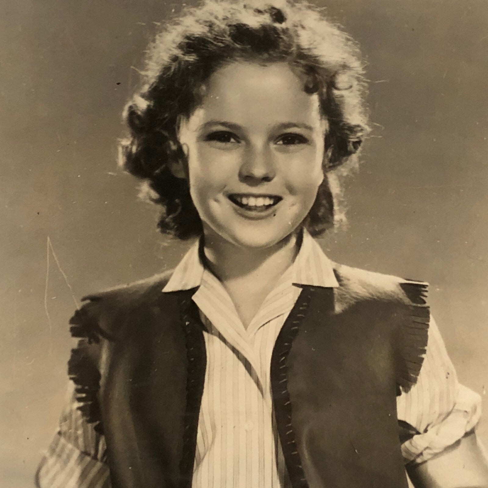 Shirley Temple Actress Press Photo Photograph Print Vintage