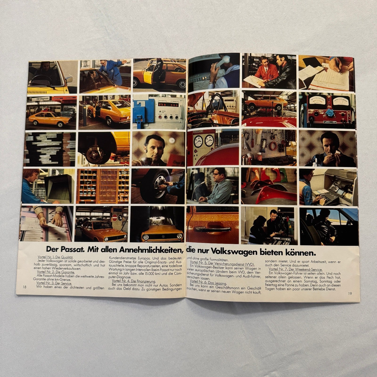 1977 Volkswagen Passat Car Sales Brochure Catalog Advertising GERMAN