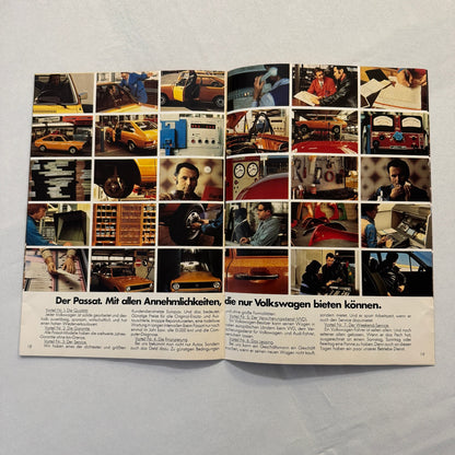 1977 Volkswagen Passat Car Sales Brochure Catalog Advertising GERMAN