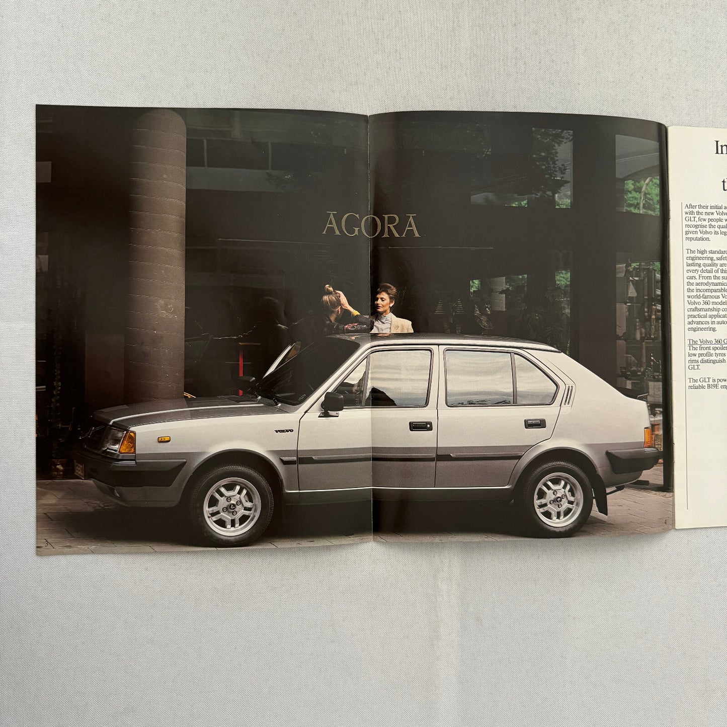 Volvo 360 Car Sales Brochure Catalog Advertising UK Market