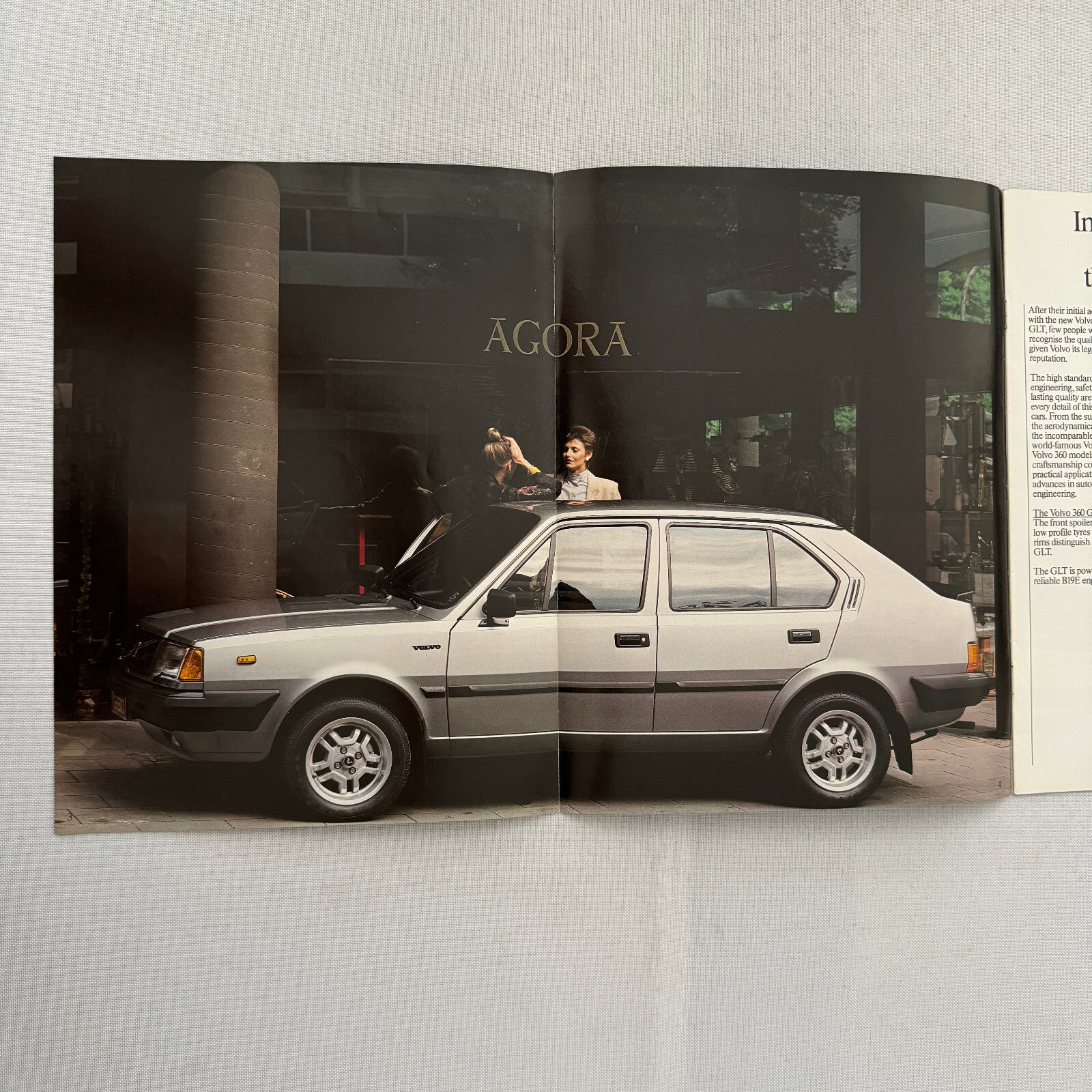Volvo 360 Car Sales Brochure Catalog Advertising UK Market