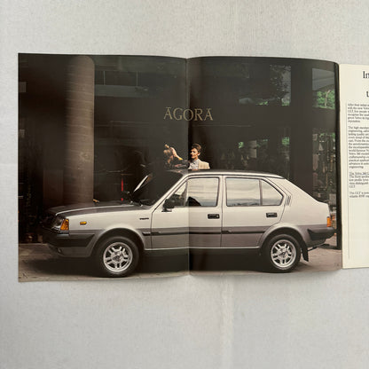 Volvo 360 Car Sales Brochure Catalog Advertising UK Market