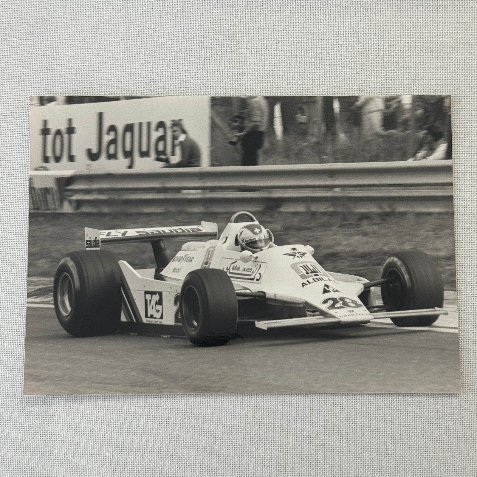 Clay Regazzoni Williams Grand Prix Car Photo Photograph Vintage F1 Formula One