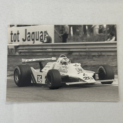 Clay Regazzoni Williams Grand Prix Car Photo Photograph Vintage F1 Formula One