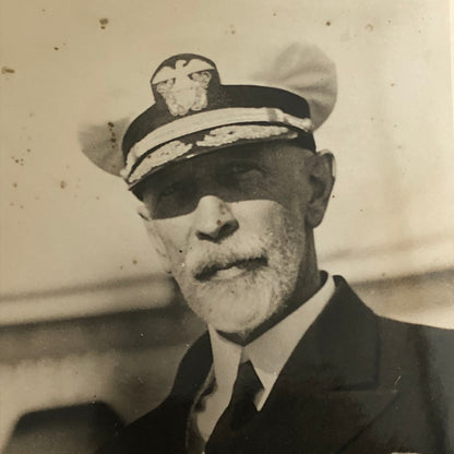 Press Photo Photograph Admiral Jos M Reeves Commander of Battle Force Underwood